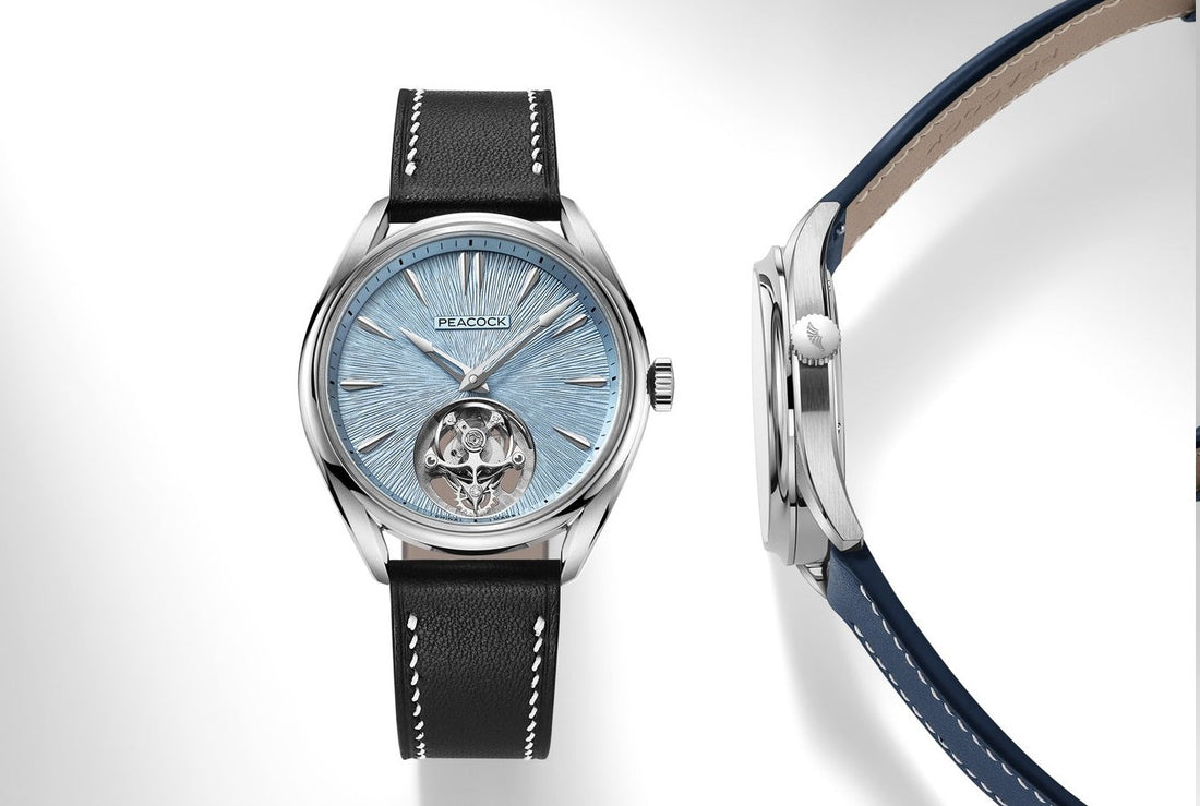 孔雀表「臻典系列·天工」超薄無卡度陀飛輪