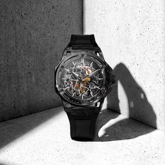 Cronus Art 「異系列·探險者」碳纖維珍珠陀手表