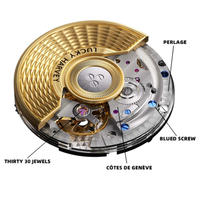 LH-CHIM2-SS-BLK 玑镂麦穗纹