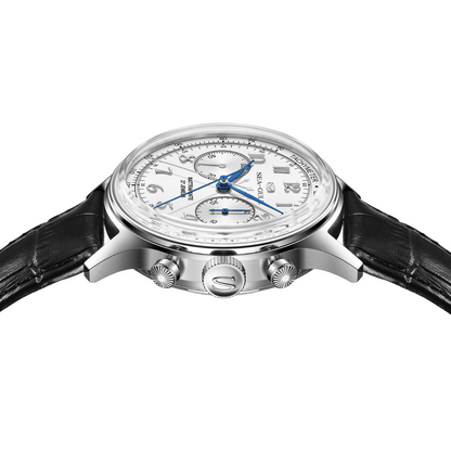 418.13.1077 雙追針計時碼表(白盤)